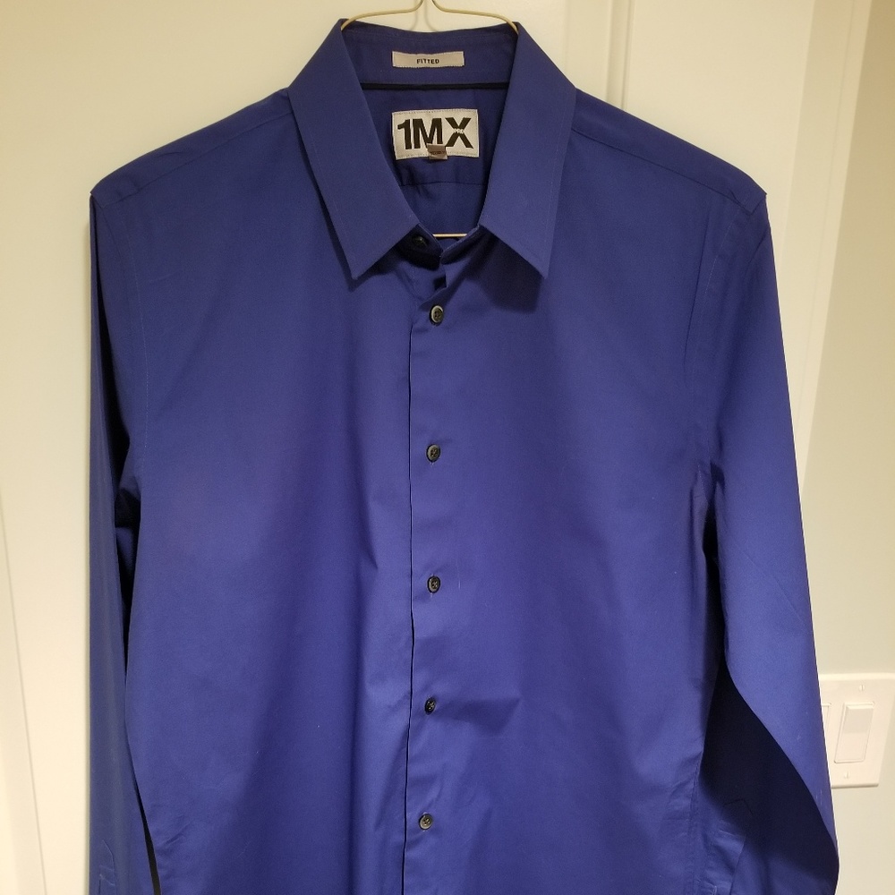 Express Royal Blue long sleeves Large